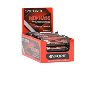 New Syform Red Mass Barretta Proteica Cacao 50g