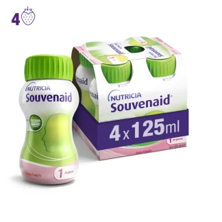 Souvenaid Gusto Fragola Nutricia 4x125ml