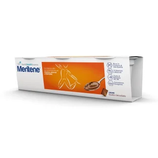 Nestlé Heath Science Meritene Forza e Vitalità Creme Cioccolato Dessert Iperproteico E Ipercalorico Facile Da Deglutire 3x125g