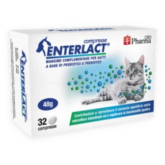 Enterlact Integratore Per Gatti 32 Compresse