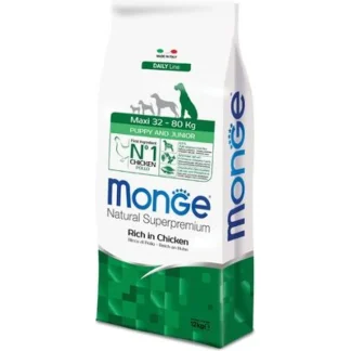 Natural Superpremium Maxi Puppy & Junior Ricco di Pollo - 12KG