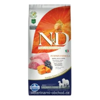 Natural & Delicious Pumpkin Grain Free Adult Medium & Maxi con Agnello, Zucca e Mirtillo - 12KG
