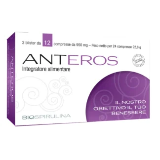 Biospirulina Anteros Integratore Alimentare 24 Compresse