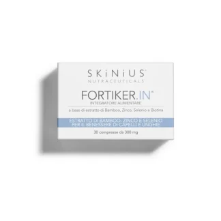 Skinius Fortiker.In Integratore Alimentare Per Capelli E Unghie 30 Compresse Da 300mg