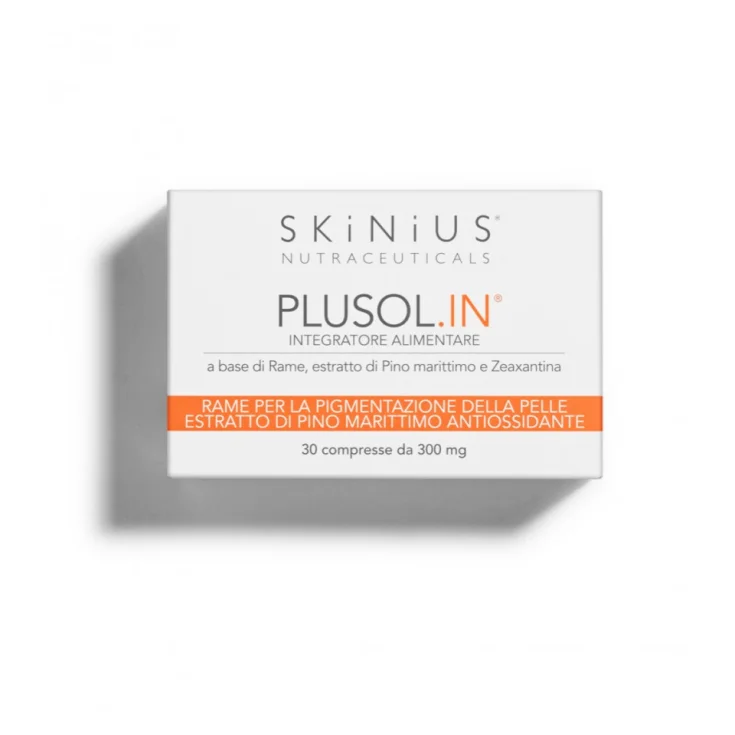 Skinius Plusol.In Integratore Alimentare Per La Pigmentazione Della Pelle 30 Compresse 300mg