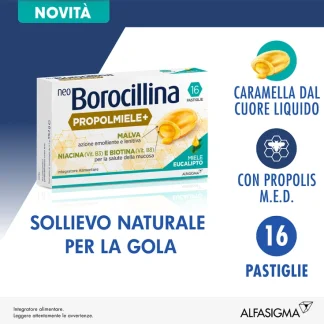 neoBorocillina PROPOLMIELE+ MIELE EUCALIPTO