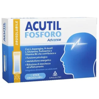 Acutil Fosforo Advance Angelini 12 Stick Orosolubili