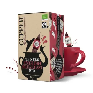 English Breakfast Tè Nero Biologico Cupper® 20 Filtri