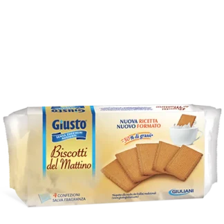 GIUSTO® SENZA ZUCCHERO BISCOTTI DEL MATTINO GIULIANI 350G