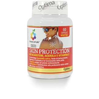 Skin Protection Betacarotene Acerola e Vitamina E Colours Of Life Optima Naturals 60 Capsule