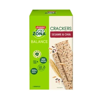 EnerZona Balance 40-30-30 Crackers Sesamo & Chia Enervit 7 Minipack