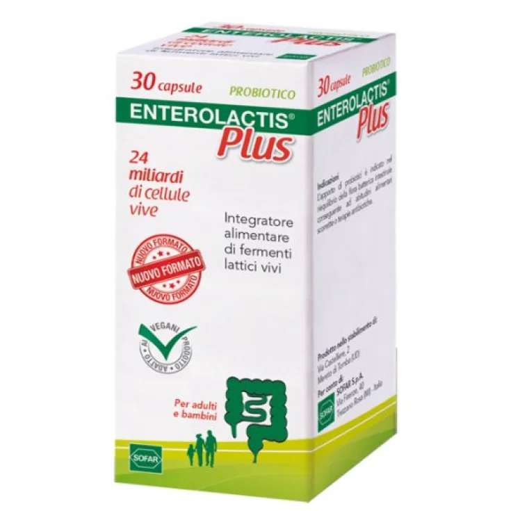 Enterolactis Plus Sofar 30 Capsule
