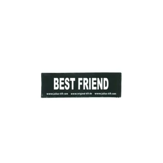 Etichetta in Velcro "Best Friend" Tg.S 11x3cm Julius-K9