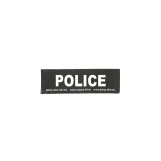 Etichetta in Velcro "Police" Tg.L 16x5cm Julius-K9