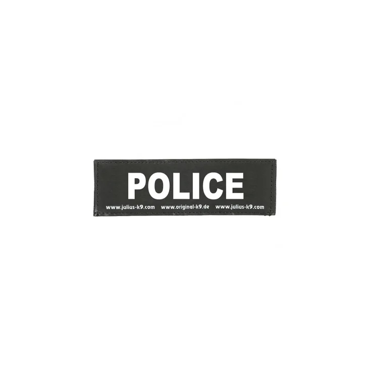 Etichetta in Velcro "Police" Tg.L 16x5cm Julius-K9