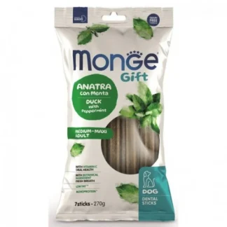 Snack Gift Adult Medium Maxi Stick Dental Anatra con Menta - 270GR