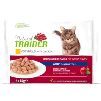 Natural Feline Flowpack Kitten & Young con Pollo Fresco - 4 Bustine da 85 Gr.