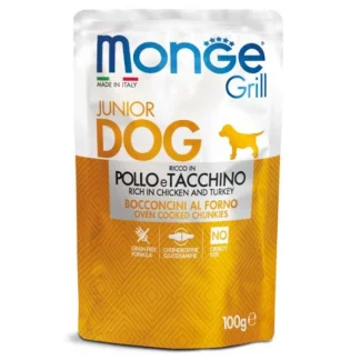 Grill Puppy & Junior Bocconcini con Pollo e Tacchino - 100GR