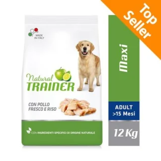 Natural Puppy & Junior Medium con Pollo Fresco e Riso - 12KG
