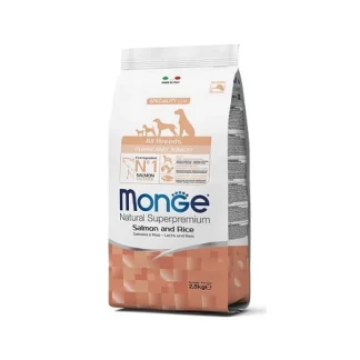 Natural Superpremium All Breeds Puppy & Junior Salmone e Riso - 2,50KG