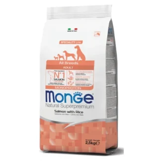 Natural Superpremium All Breeds Adult Salmone e Riso - 2,50KG