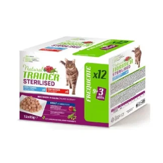Natural Feline Multipack Sterilised con Tacchino e Merluzzo - 85GR