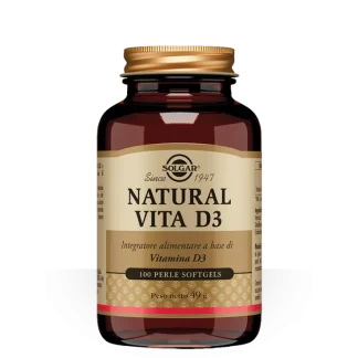 NATURAL VITA D3 SOLGAR® 100 Perle