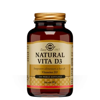Natural Vita D3 Solgar 100 Perle Softgels