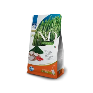 Natural & Delicious Spirulina Cat Kitten Aringa - 1,50KG
