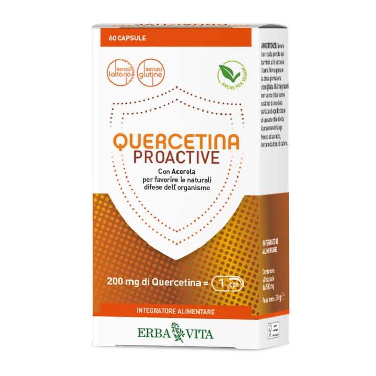 Quercitina Proactive Erba Vita 60 Capsule