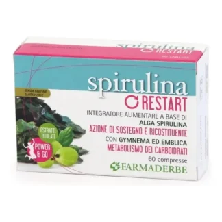 Spirulina Restart Farmaderbe 60 Compresse