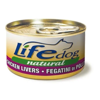 Life Dog Naturale Fegatini di Pollo - 90GR