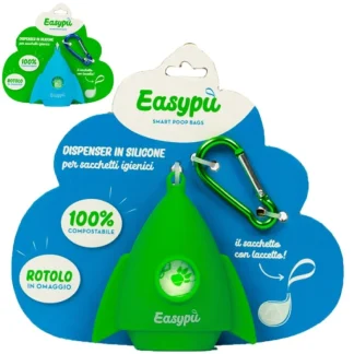 Rocket Porta Sacchetti Igienici - Colore Blu | L 9 X H 9,5 cm