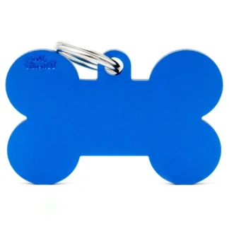 Medaglietta Basic Osso XL Blue in Alluminio - Blue