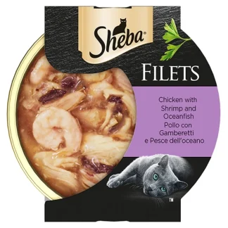 Filets Pollo con Gamberetti e Pesce dell’Oceano - 60GR