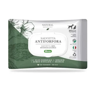 Salviette Antiforfora Funzionali con Geranio e Arancia - 35 Salviette