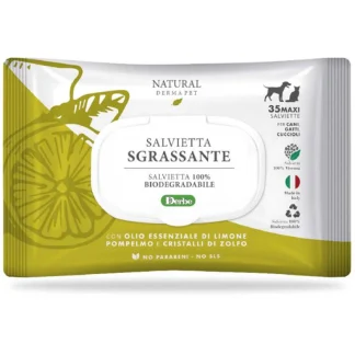 Salviette Specifiche Sgrassanti con Limone Pompelmo e Cristalli di Zolfo - 35 Salviette