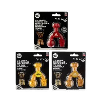 Nylon Trio Bone Toy Manzo - Gusto Manzo