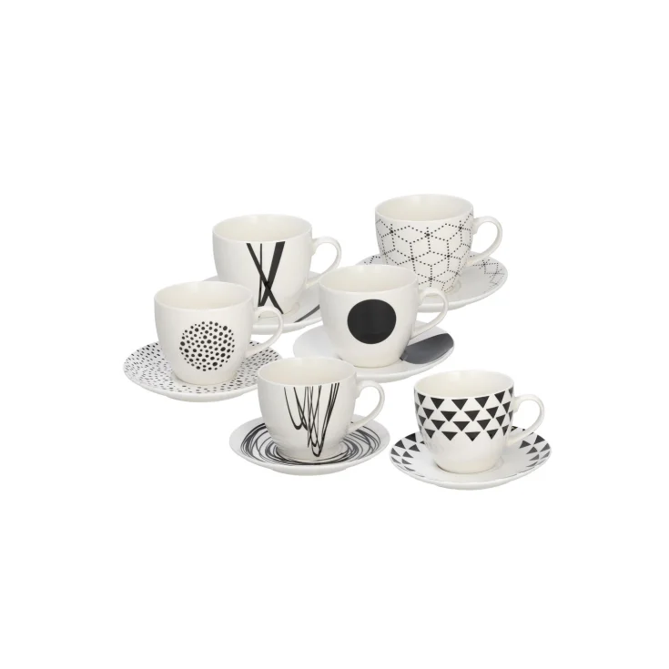 Set 6 Tazze Thè Tognana Con Piattino