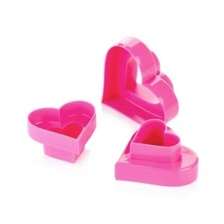Tagliabiscotti Cuore Doppio Tescoma 6 Pezzi