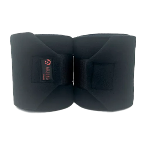 Polo tape – Tendons and ligaments – Horse – Black – 12 cm x 3 M – ARJUNA