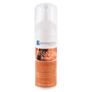 Essential Mousse – Cleansing foam – 150 ml – Dogs and small mammals – DERMOSCENT