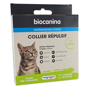Repellent collar – External antiparasitic – Cat – Collar 38 cm – BIOCANINA