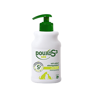 Douxo S3 Seb Shampoo – Anti-odor and sebum regulator – Dog and cat – 200 ml – CEVA