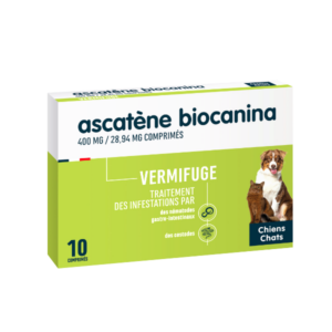 Ascatene – 400 mg / 28,94 mg – Dewormer – Dog and cat – BIOCANINA