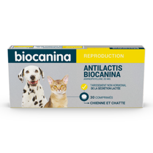 Antilactis – Drying up of milk secretion – Dog and cat – 30 tablets – BIOCANINA