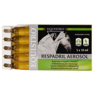 Equistro Respadril Aerosol – Respiratory support – Horse – 5 x 10 ml – VETOQUINOL