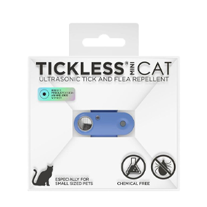Tickless – Mini cat – Greek Blue – Cat – Ultrasonic tick repellent – ​​PROTECTONE
