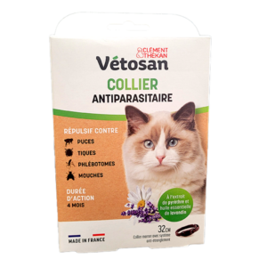 Pest Control Collar – Vétosan – Cat Repellent – ​​32 cm – CLÉMENT THÉKAN