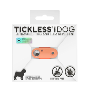 Tickless – Mini dog – Hot Peach – Dog – Ultrasonic tick repellent – ​​PROTECTONE